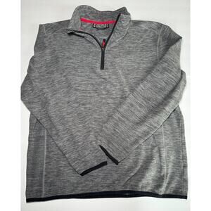 Avalanche Outdoor Supply Co Quarter Zip Pullover Mens Large Gray Performance